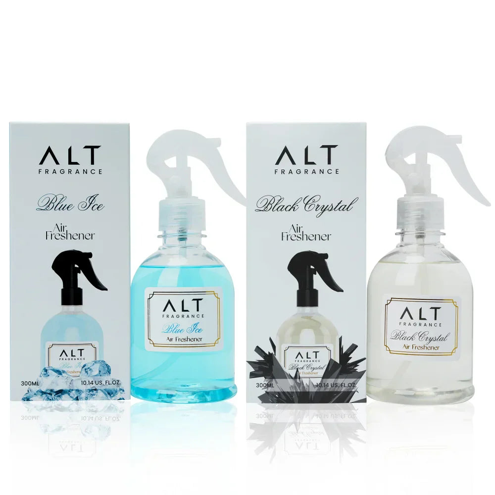 (Pack of 2) Blue Ice & Black Crystal - Air fresheners (300 ML x 2)